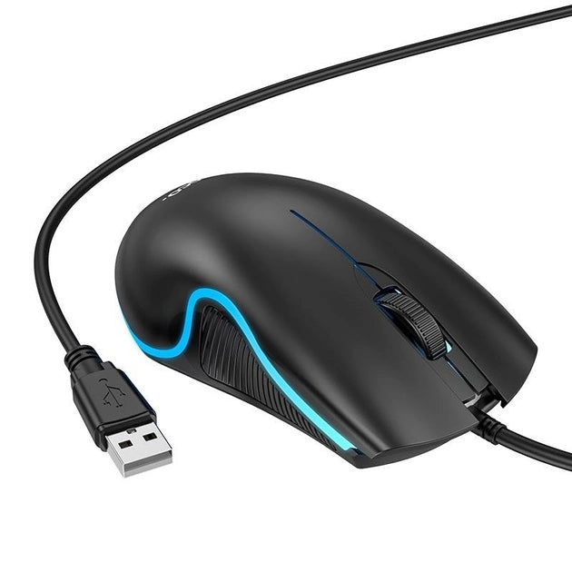 Souris de jeu USB filaire clignotante à LED Souris de jeu USB filaire clignotante à LED